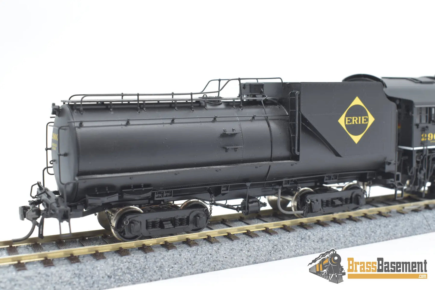 Ho Brass - Psc 18072.1 Erie K - 5B 4 - 6 - 2 W/ 12000 Gallon Vanderbilt Tender Steam