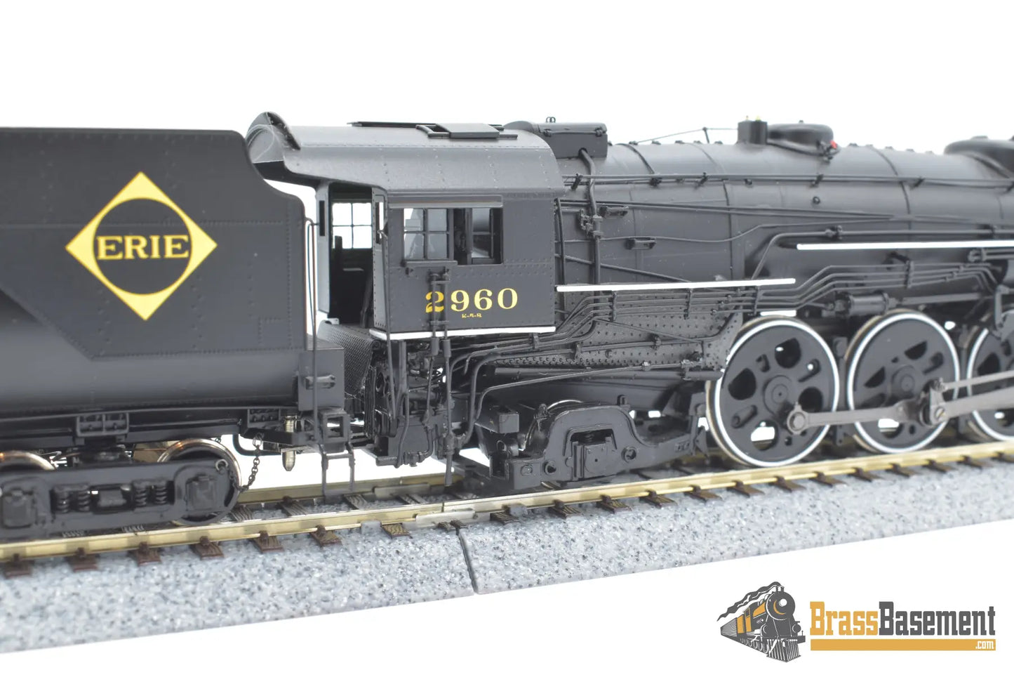Ho Brass - Psc 18072.1 Erie K - 5B 4 - 6 - 2 W/ 12000 Gallon Vanderbilt Tender Steam