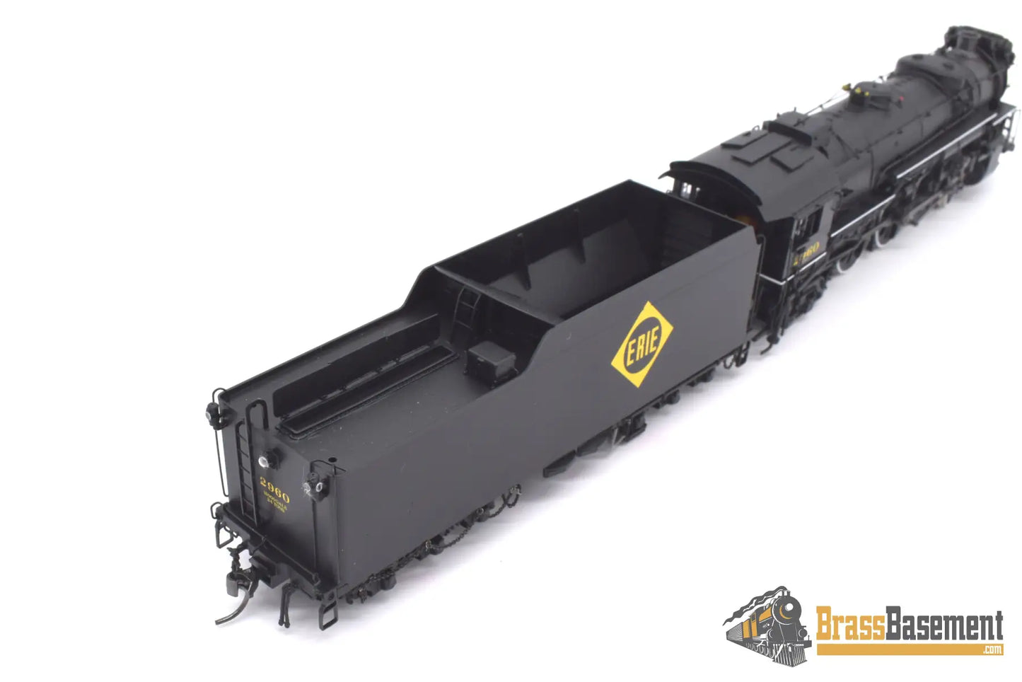 Ho Brass - Psc 18074.1 Erie K - 5B 4 - 6 - 2 #2960 W/ 16000 Gallon Tender F/P Boo Rim Steam