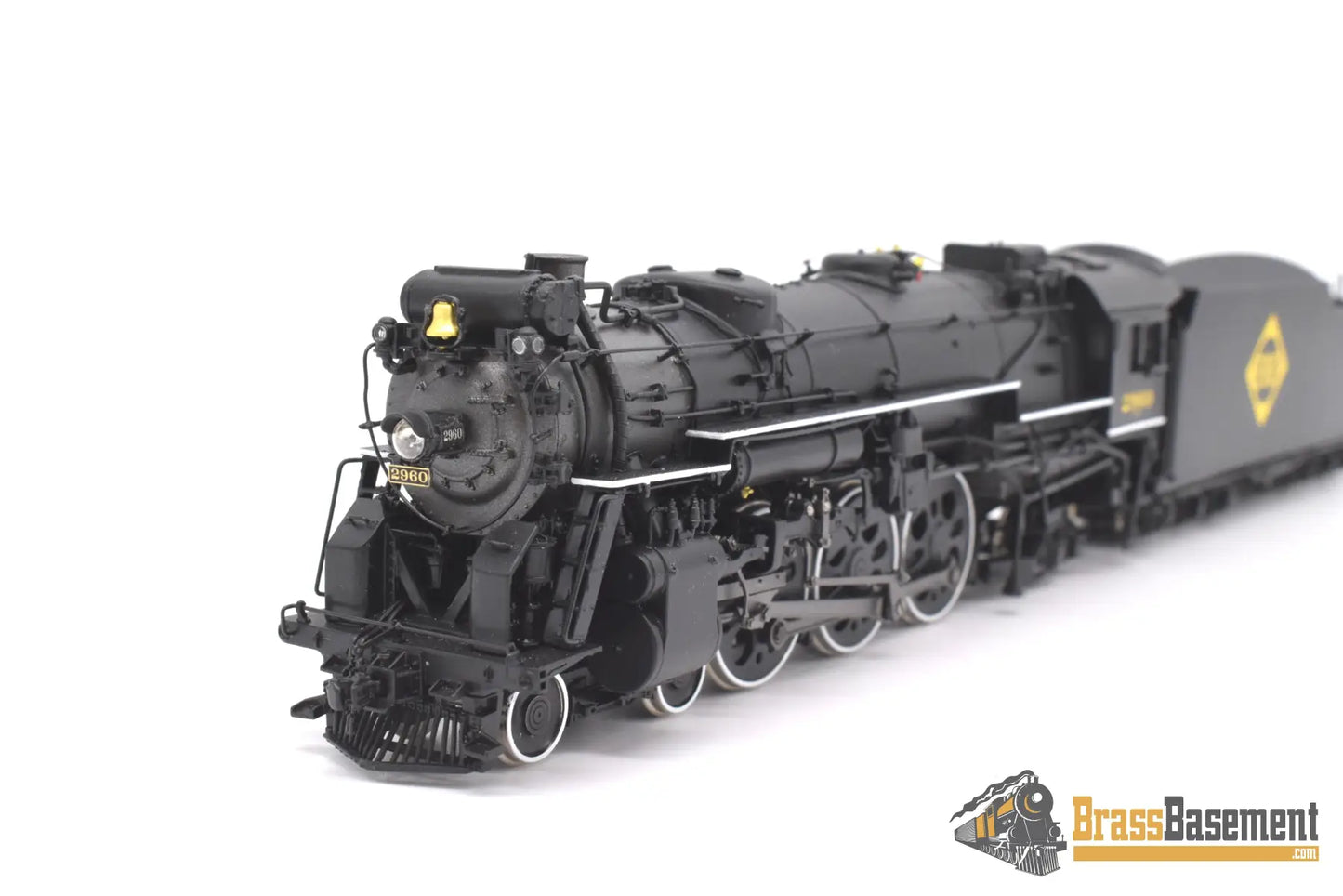 Ho Brass - Psc 18074.1 Erie K - 5B 4 - 6 - 2 #2960 W/ 16000 Gallon Tender F/P Boo Rim Steam