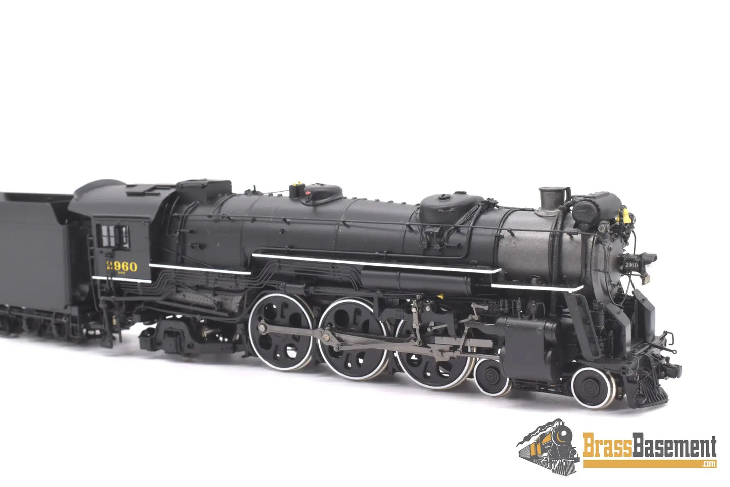 Ho Brass - Psc 18074.1 Erie K - 5B 4 - 6 - 2 #2960 W/ 16000 Gallon Tender F/P Boo Rim Steam