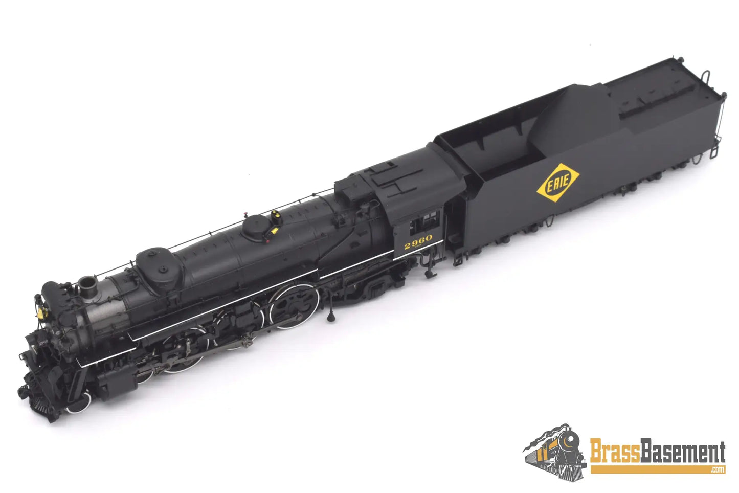 Ho Brass - Psc 18074.1 Erie K - 5B 4 - 6 - 2 #2960 W/ 16000 Gallon Tender F/P Boo Rim Steam