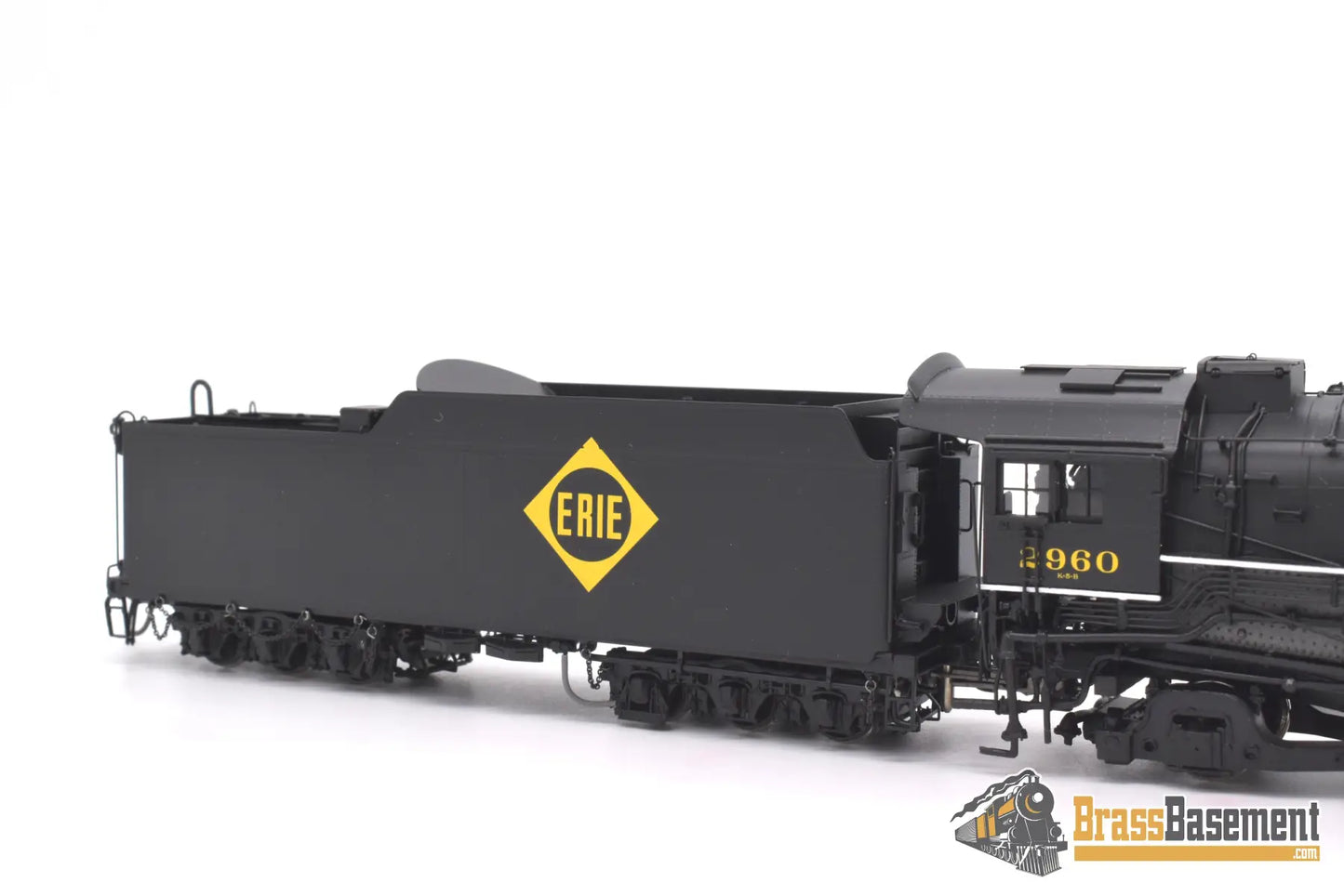 Ho Brass - Psc 18074.1 Erie K - 5B 4 - 6 - 2 #2960 W/ 16000 Gallon Tender F/P Boo Rim Steam