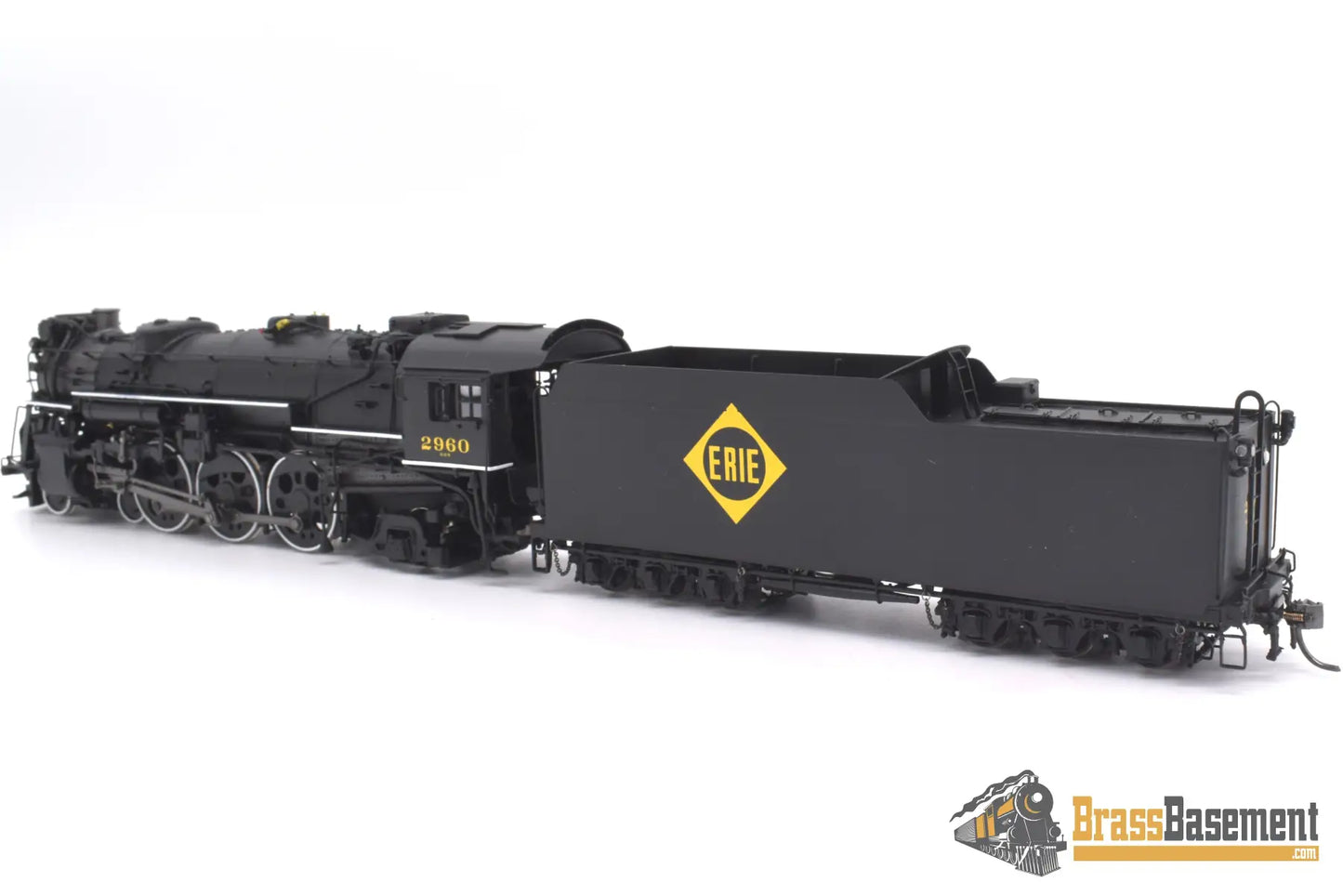 Ho Brass - Psc 18074.1 Erie K - 5B 4 - 6 - 2 #2960 W/ 16000 Gallon Tender F/P Boo Rim Steam