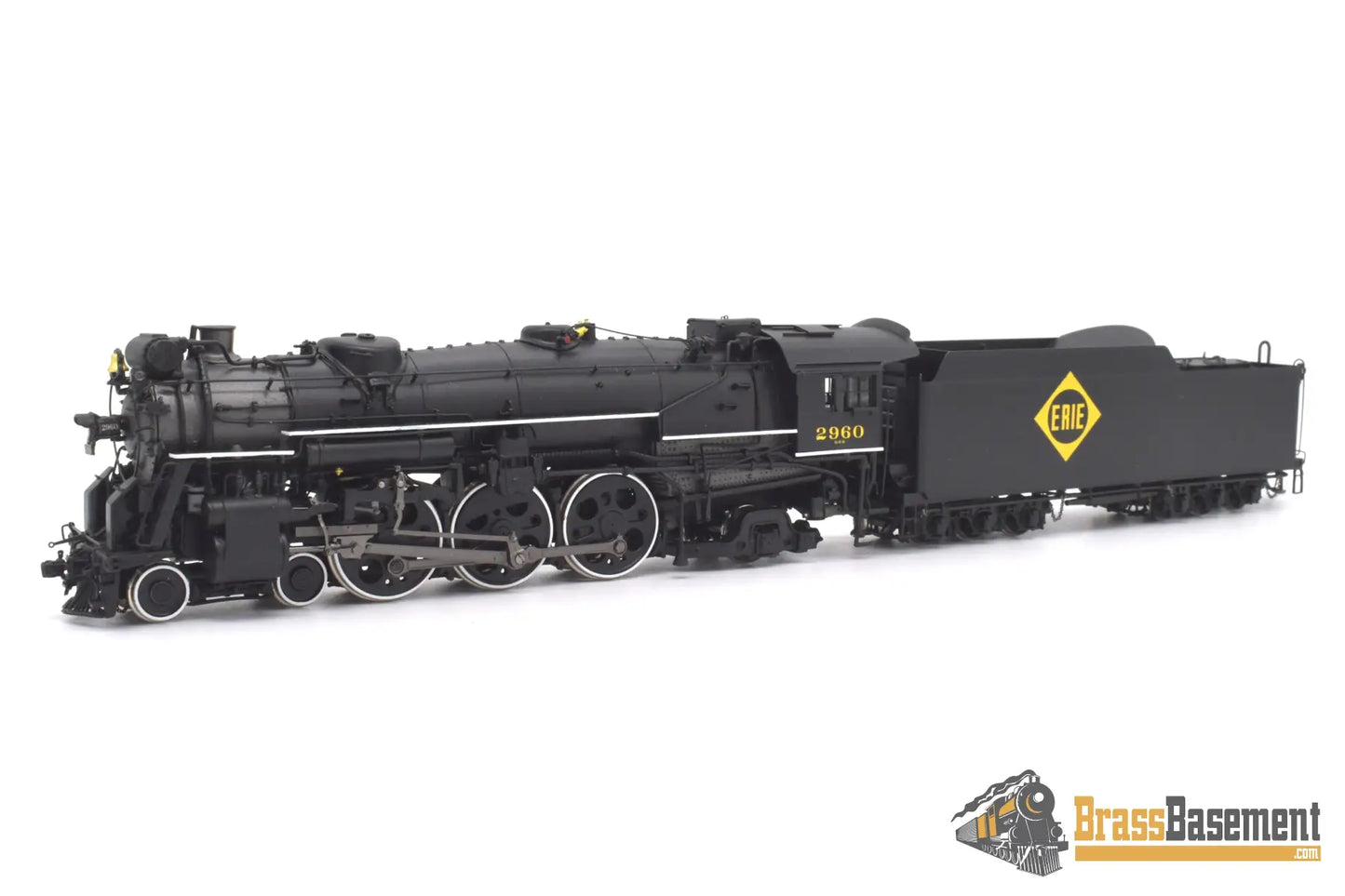 Ho Brass - Psc 18074.1 Erie K - 5B 4 - 6 - 2 #2960 W/ 16000 Gallon Tender F/P Boo Rim Steam