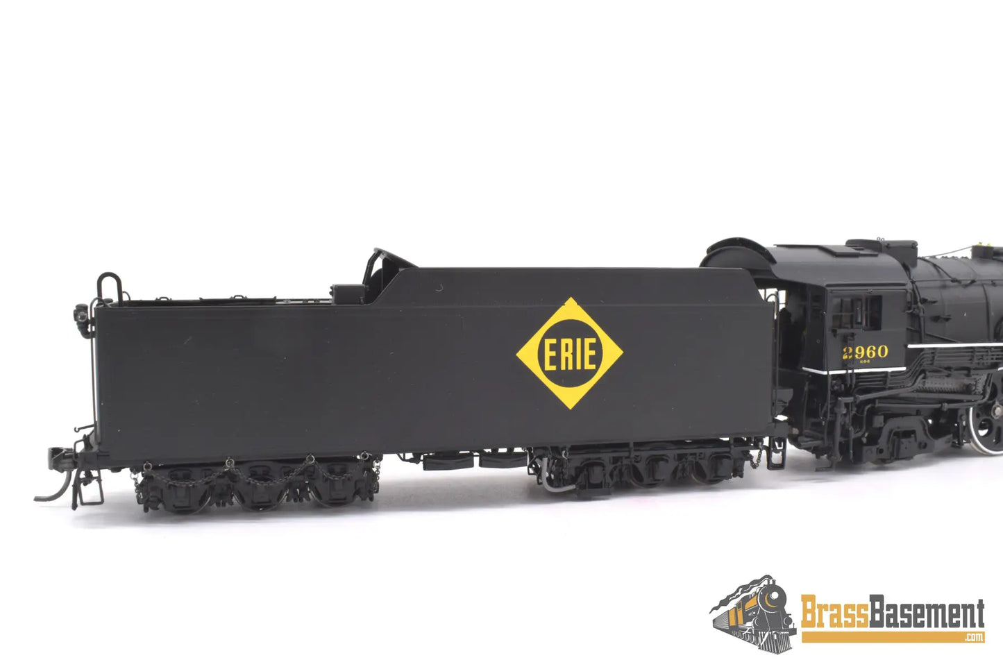 Ho Brass - Psc 18074.1 Erie K - 5B 4 - 6 - 2 #2960 W/ 16000 Gallon Tender F/P Boo Rim Steam