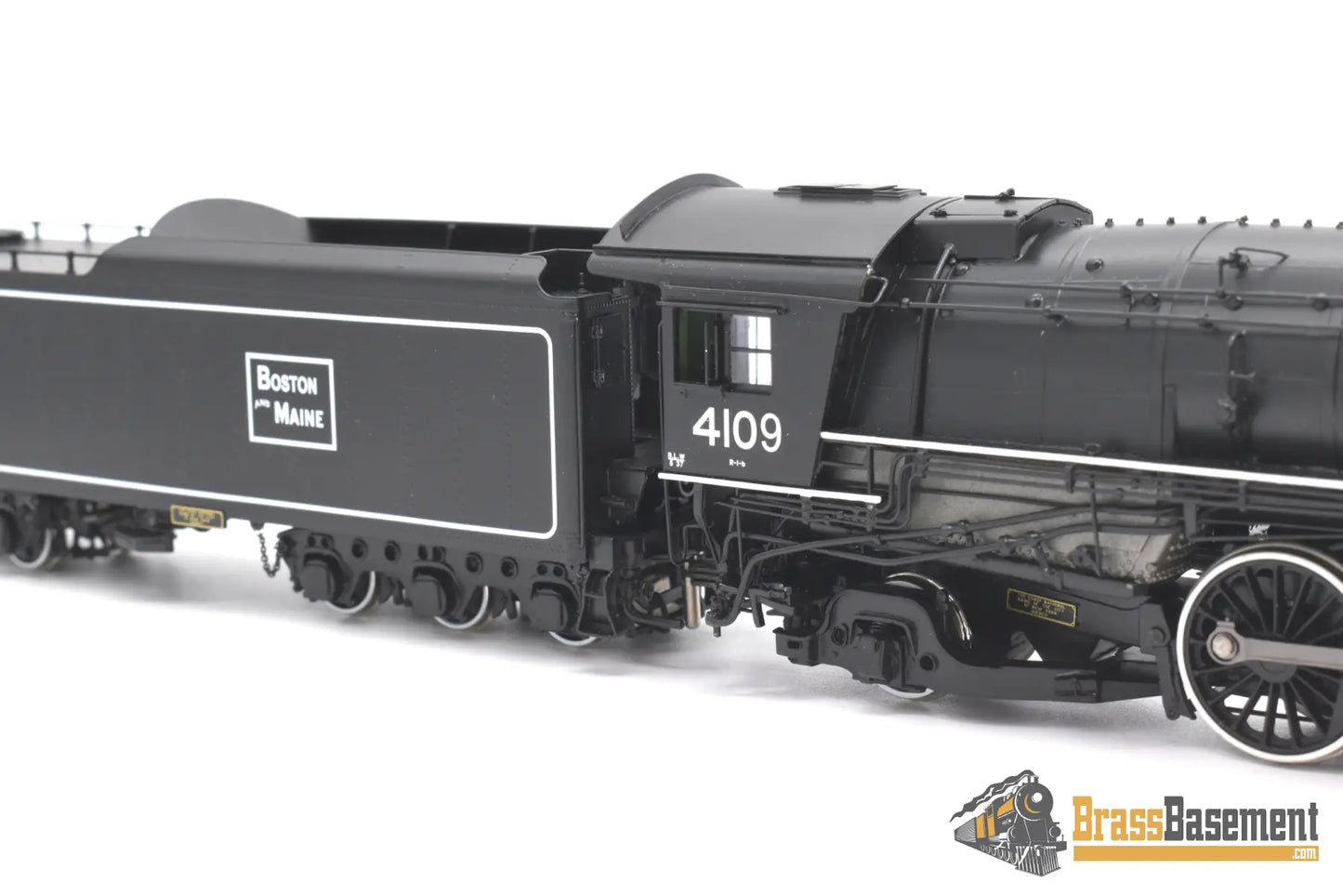 Ho Brass - Psc 18078.1 Boston & Maine 4 - 8 - 2 R - 1B Mountain Factory Paint Mint Steam
