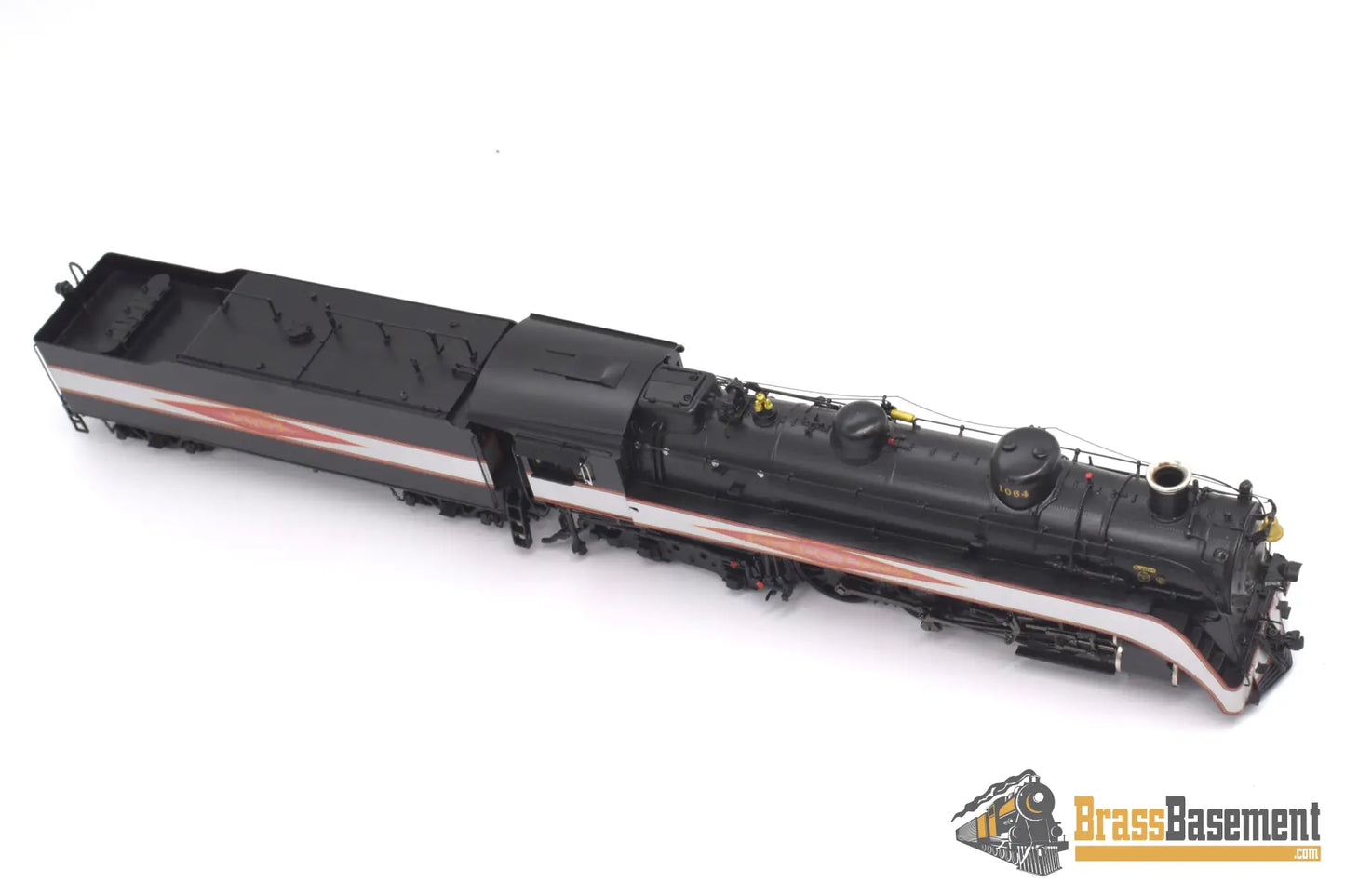 Ho Brass - Psc 18462.1 Slsf Frisco Streamlined 4 - 6 - 4 Hudson Diamond Logo Silver Bands Mint Steam