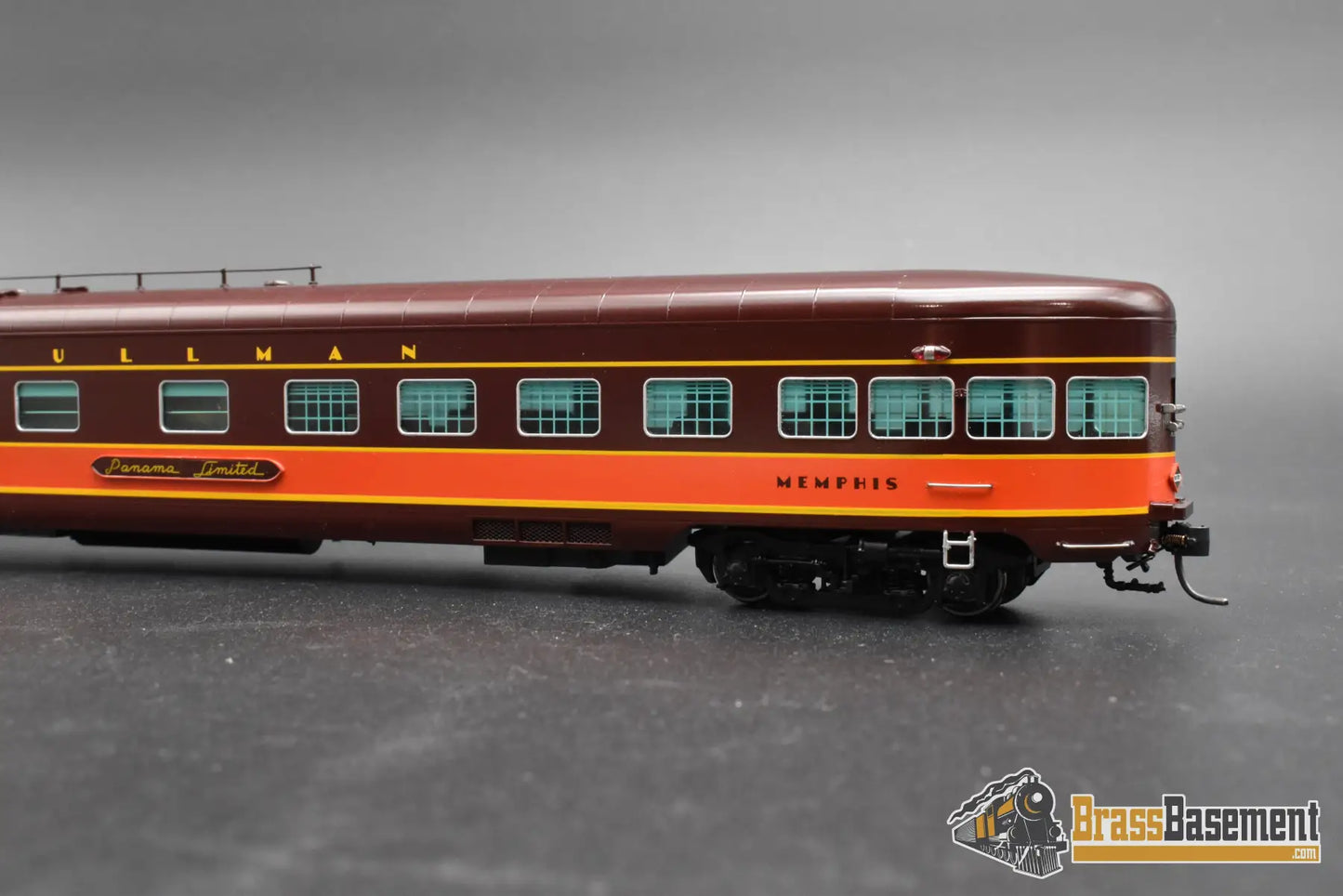 HO Brass – Railway Classics IC Diner-Lounge-Observation ‘Memphis’ – F/P – Mint HO Brass Passenger Car