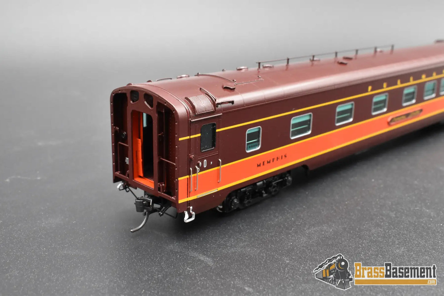 HO Brass – Railway Classics IC Diner-Lounge-Observation ‘Memphis’ – F/P – Mint HO Brass Passenger Car