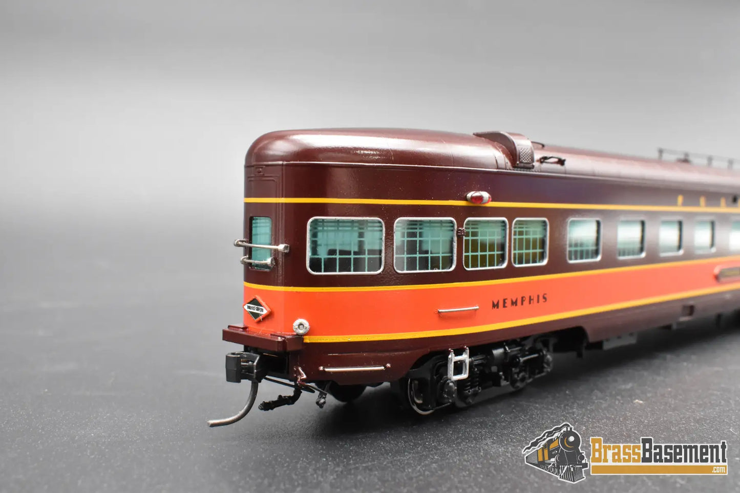 HO Brass – Railway Classics IC Diner-Lounge-Observation ‘Memphis’ – F/P – Mint HO Brass Passenger Car