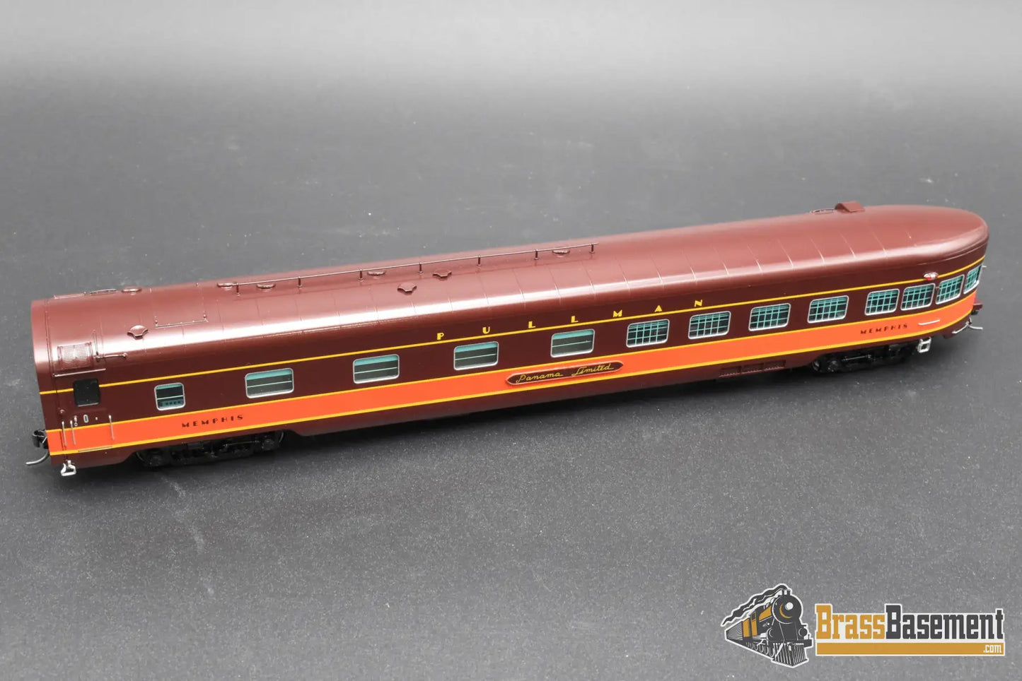 HO Brass – Railway Classics IC Diner-Lounge-Observation ‘Memphis’ – F/P – Mint HO Brass Passenger Car