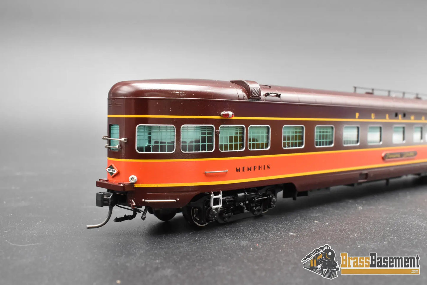 HO Brass – Railway Classics IC Diner-Lounge-Observation ‘Memphis’ – F/P – Mint HO Brass Passenger Car