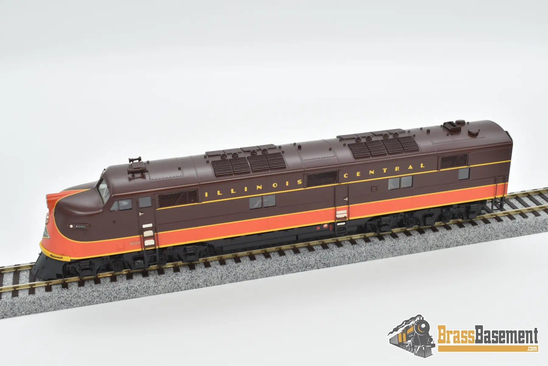 Ho Brass - Railway Classics Ice6Aa6Pl Illinois Central E6 Aa Set 1946 Scheme Diesel