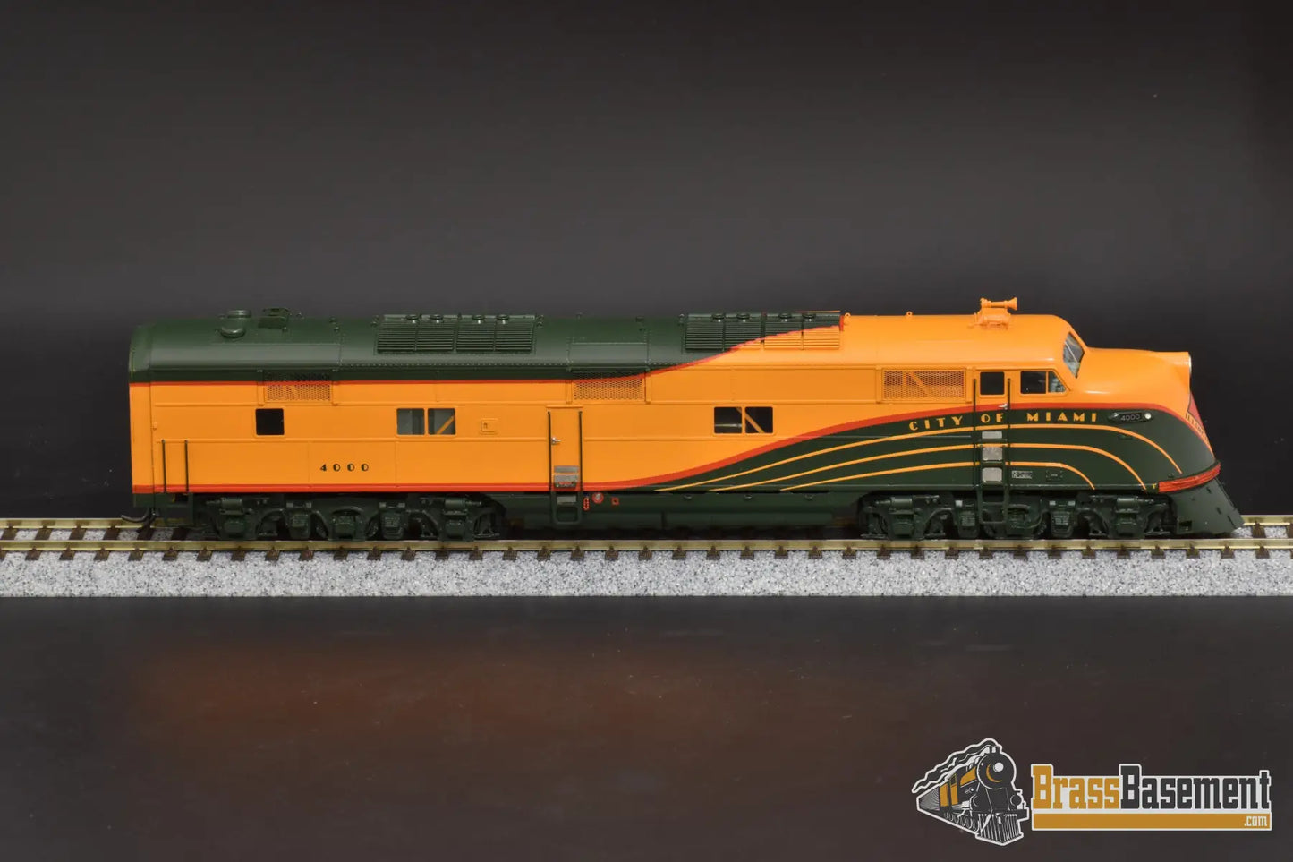 Ho Brass - Railway Classics Rwc Ice6A40 Illinois Central E6A “City Of Miami” Wave Scheme Mint Diesel