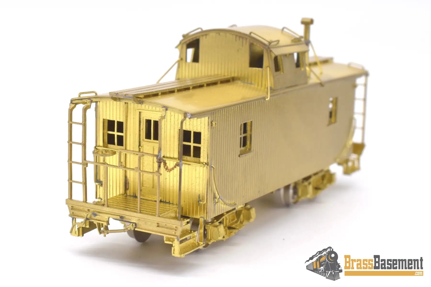 Ho Brass - Railworks Pennsylvania Prr N - 6B Center Narrow Cupola Caboose Unpainted Mint