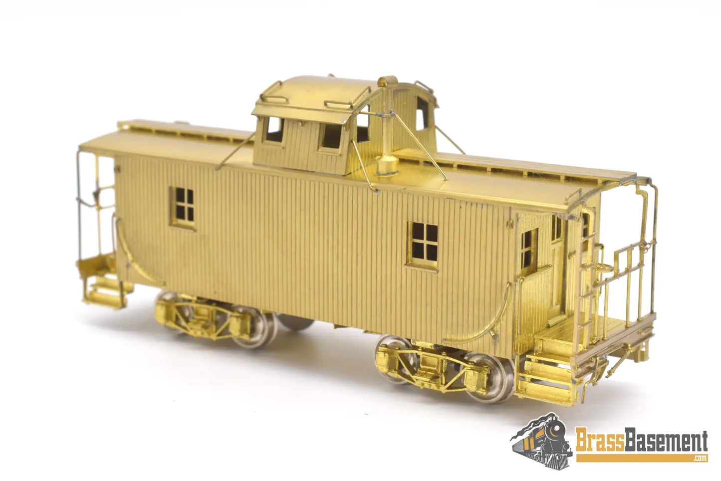 Ho Brass - Railworks Pennsylvania Prr N - 6B Center Narrow Cupola Caboose Unpainted Mint