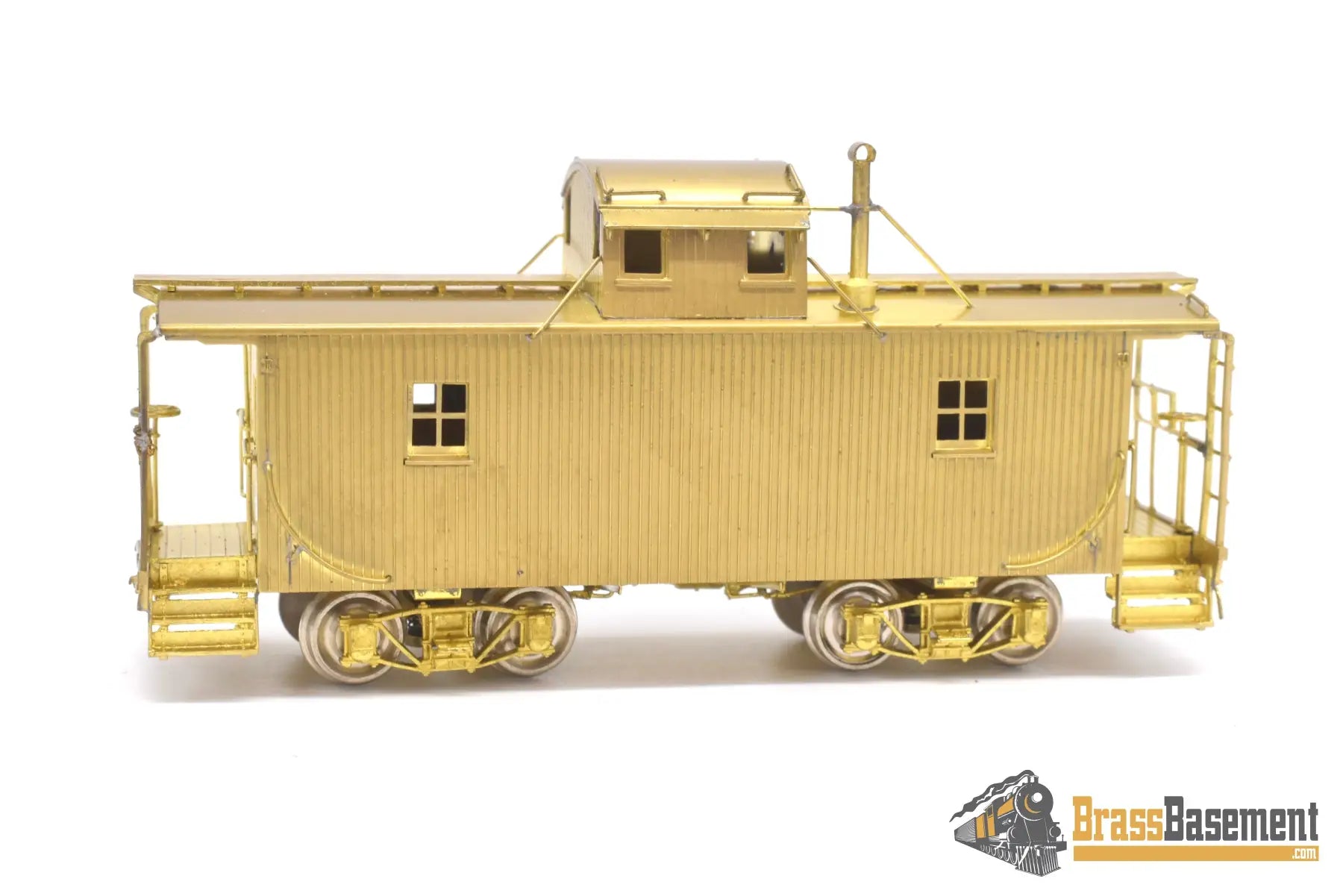 Ho Brass - Railworks Pennsylvania Prr N - 6B Center Narrow Cupola Caboose Unpainted Mint