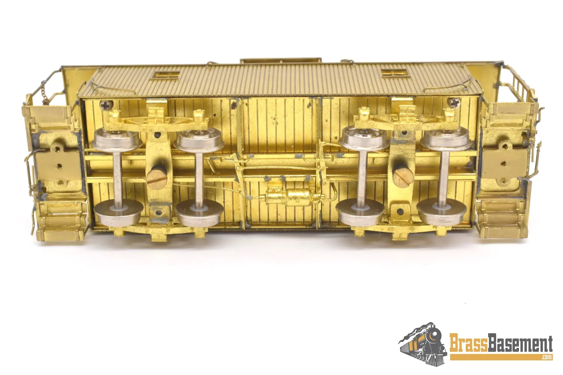 Ho Brass - Railworks Pennsylvania Prr N - 6B Center Narrow Cupola Caboose Unpainted Mint