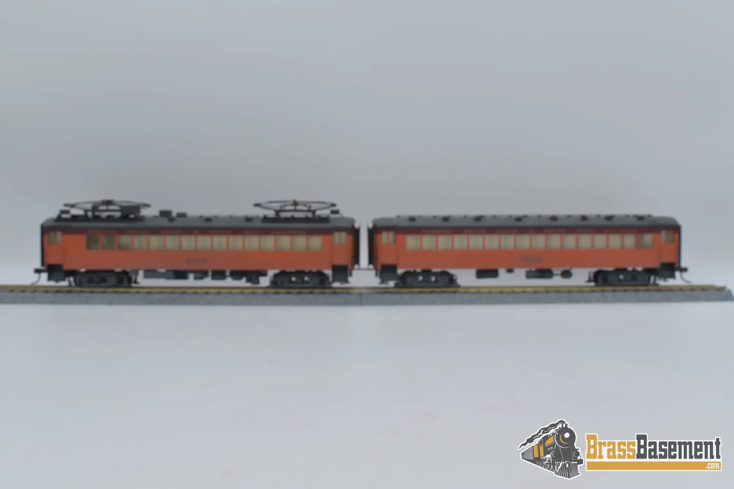 Ho Brass - South Shore Electric Coach & Trailer Set Custom Paint