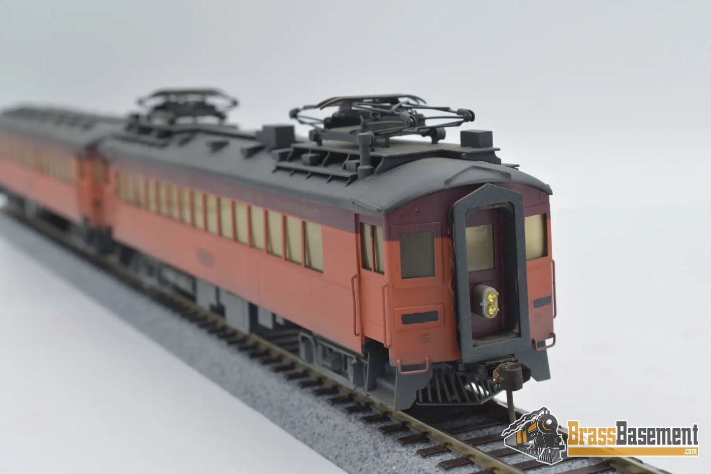 Ho Brass - South Shore Electric Coach & Trailer Set Custom Paint