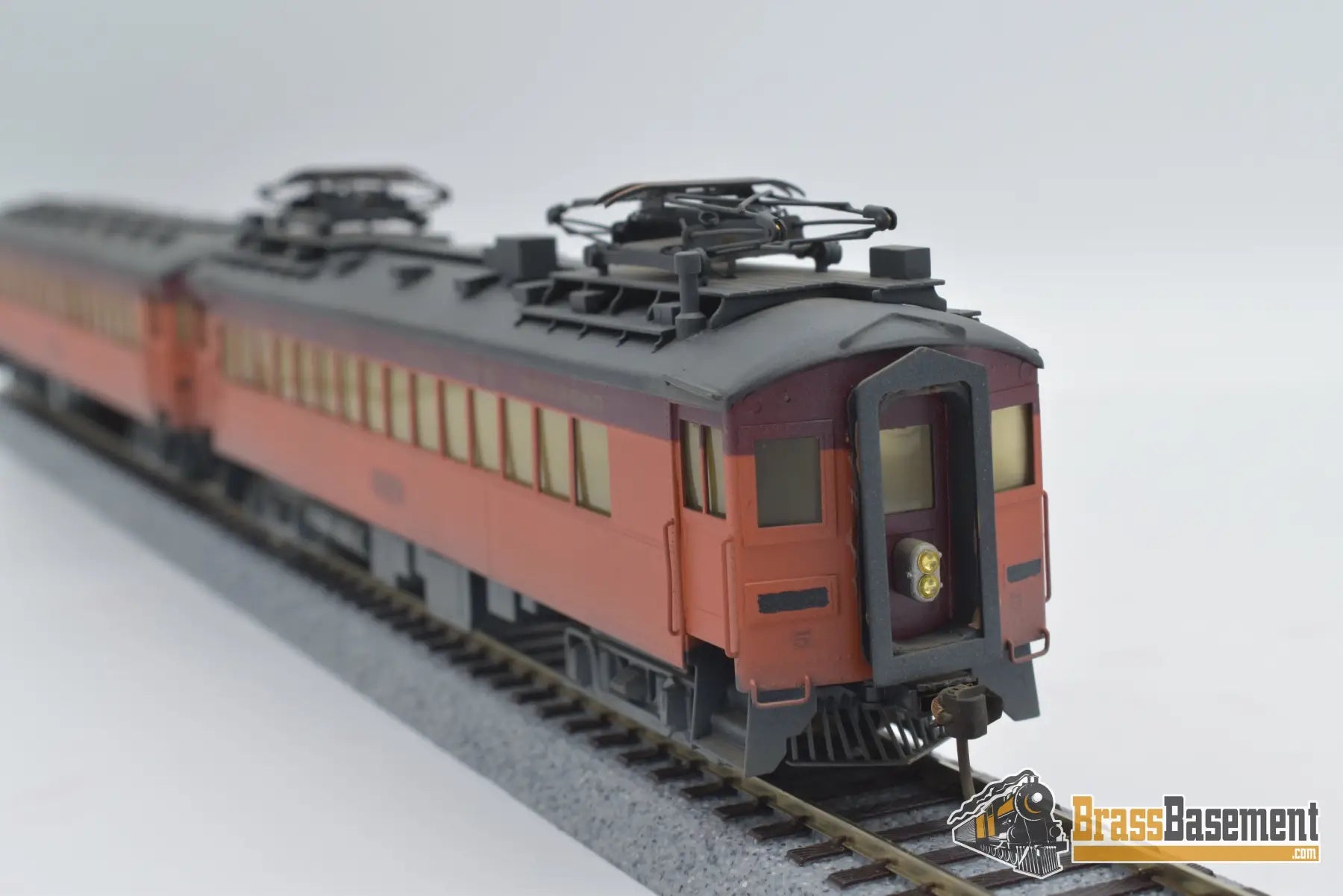 Ho Brass - South Shore Electric Coach & Trailer Set Custom Paint