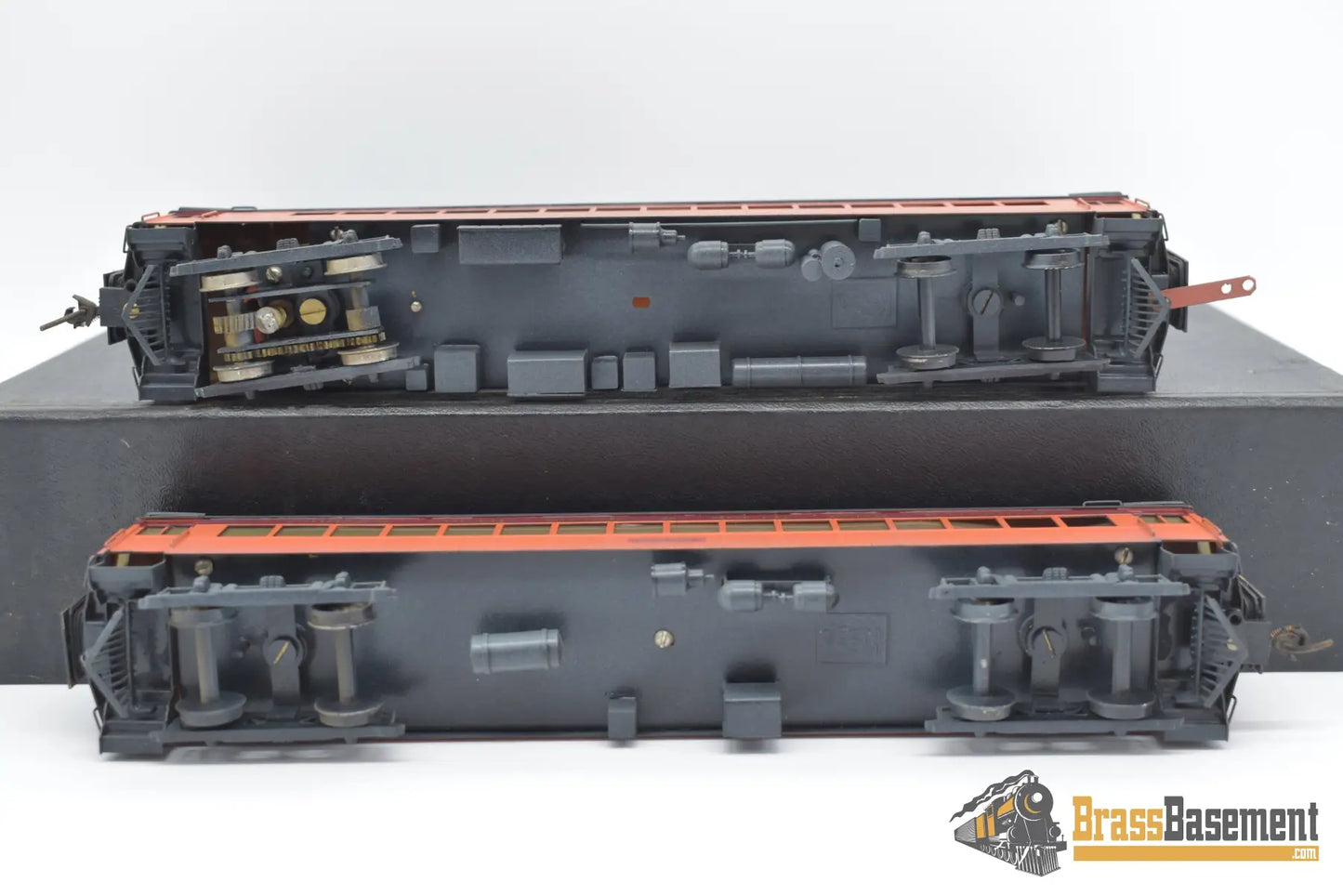 Ho Brass - South Shore Electric Coach & Trailer Set Custom Paint