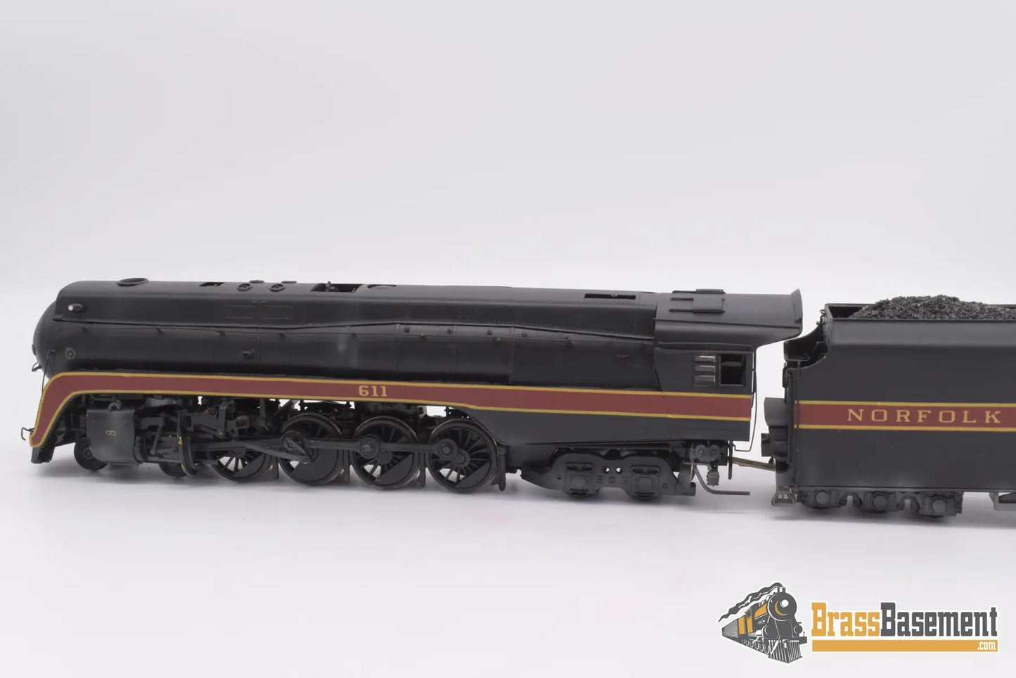 Ho Brass - Sunset N&W Norfolk & Western J #611 C/P Steam