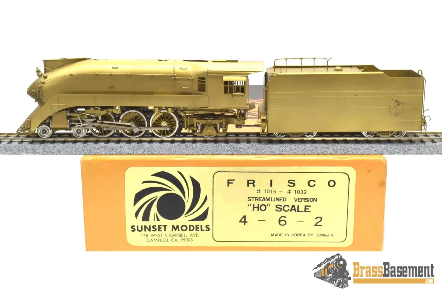 Ho Brass - Sunset Slsf Frisco Streamlined 4 - 6 - 2 Pacific Firefly Dongjin Gorgeous Steam
