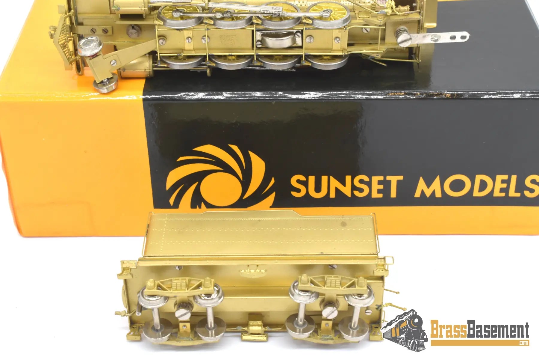 Ho Brass - Sunset Western Pacific Wp 2 - 8 - 0 Consolidation Unpainted Korea Steam