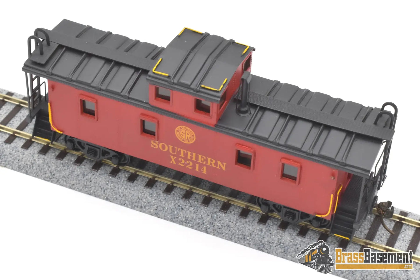 Ho Brass - Unknown Southern Railway Caboose X2214 Plywood Sided Custom Paint Japanese Built