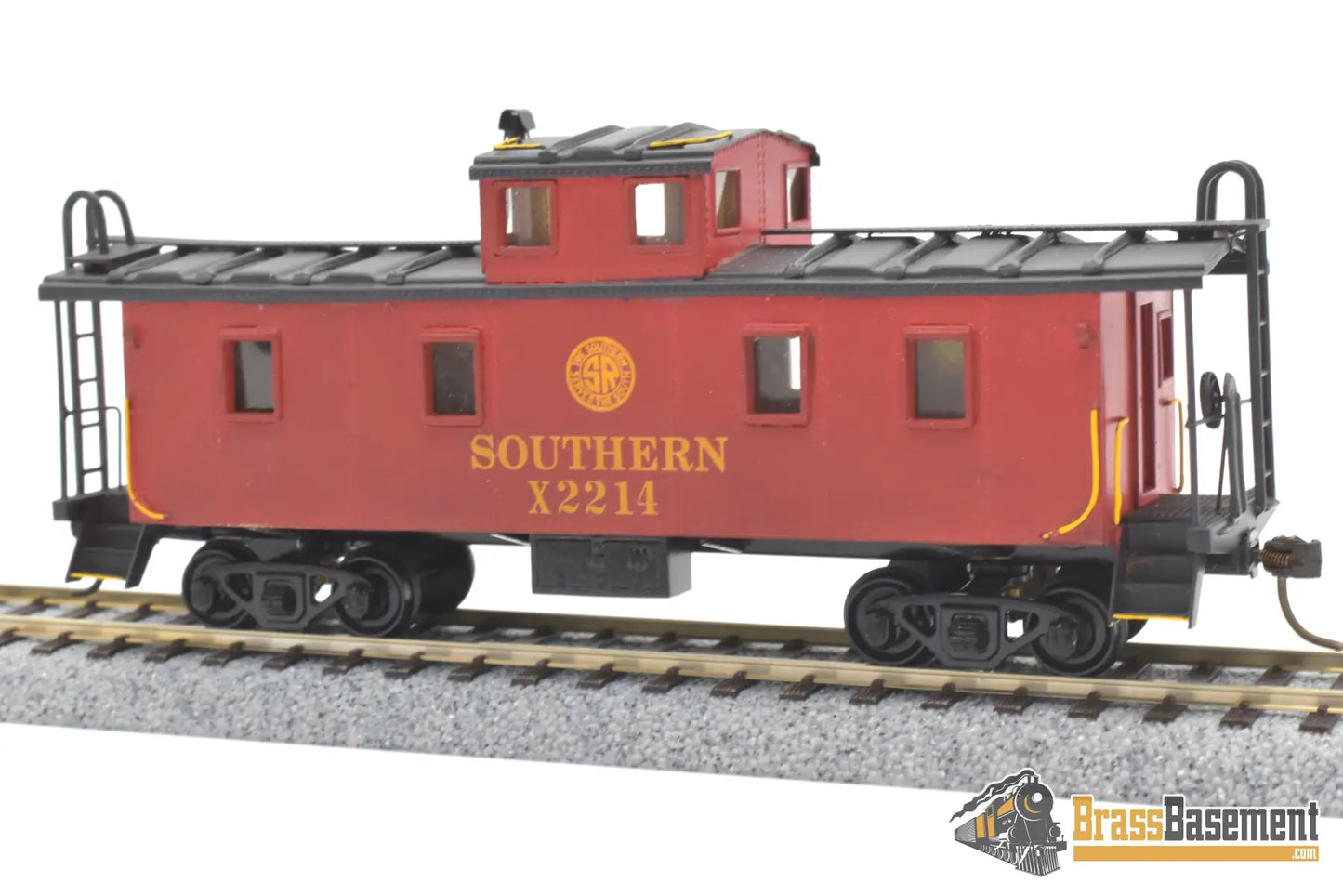 Ho Brass - Unknown Southern Railway Caboose X2214 Plywood Sided Custom Paint Japanese Built