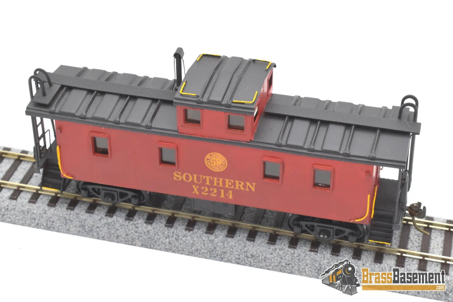 Ho Brass - Unknown Southern Railway Caboose X2214 Plywood Sided Custom Paint Japanese Built