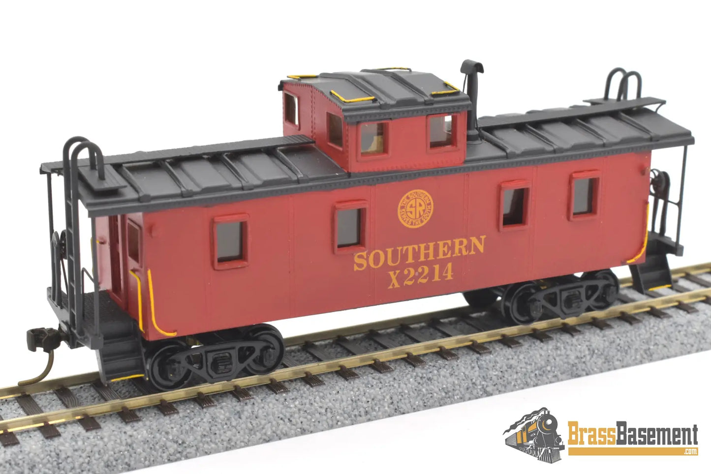 Ho Brass - Unknown Southern Railway Caboose X2214 Plywood Sided Custom Paint Japanese Built