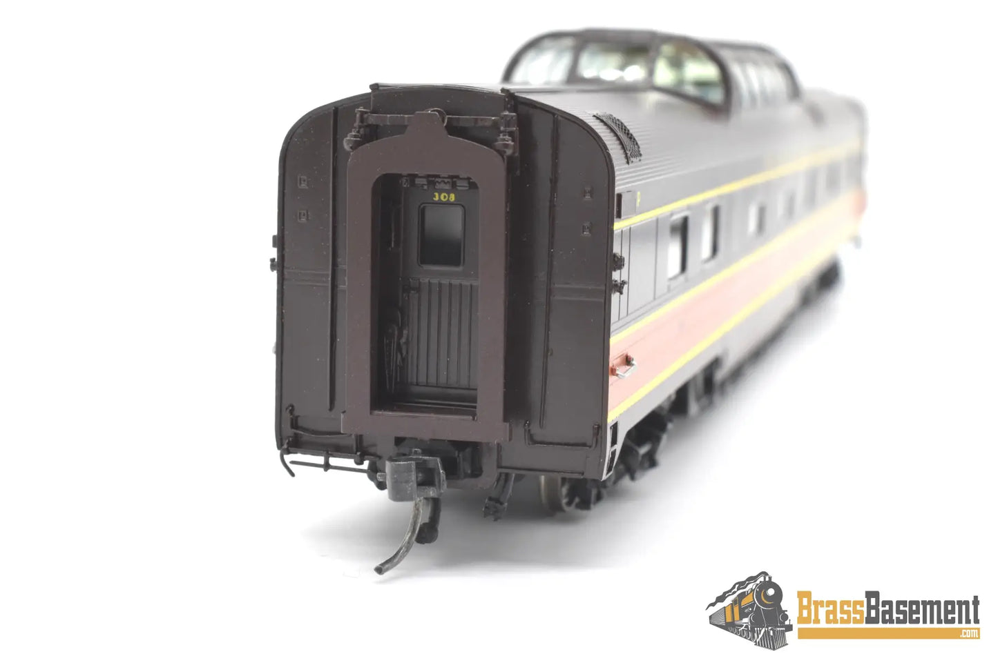 Ho Brass - Uti 1276 - 1 Northern Pacific Np Budd Dome Painted Ic Colors 1 Of 2 Mint Fp Passenger
