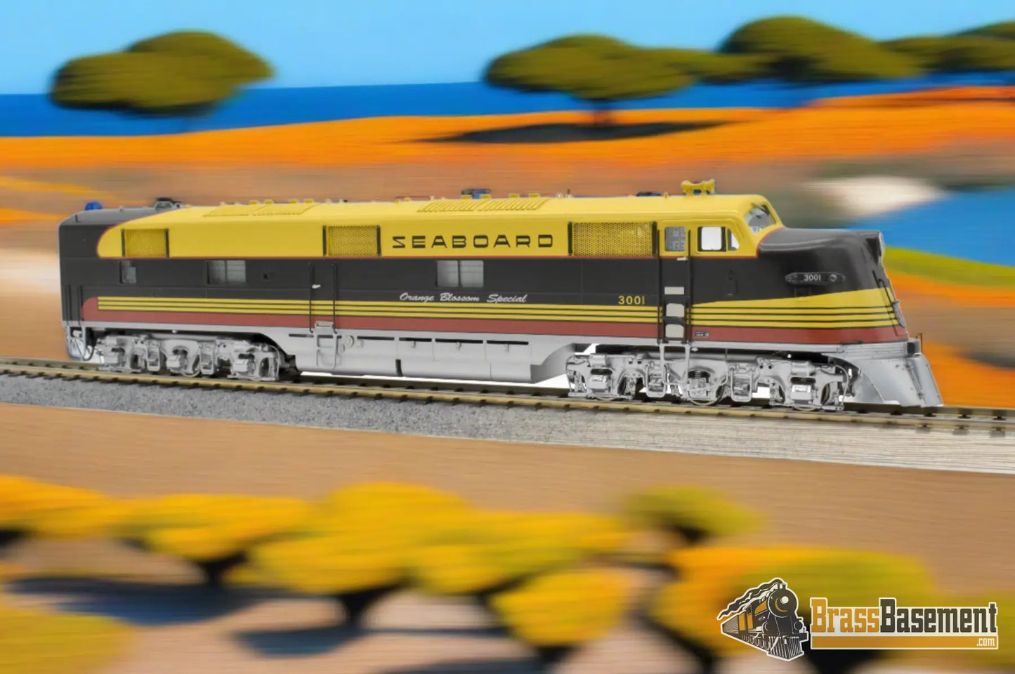 Ho Brass - Uti 5311 - 1 Seaboard Air Line E - 4 Orange Blossom Special #3001 Mint Fp Diesel