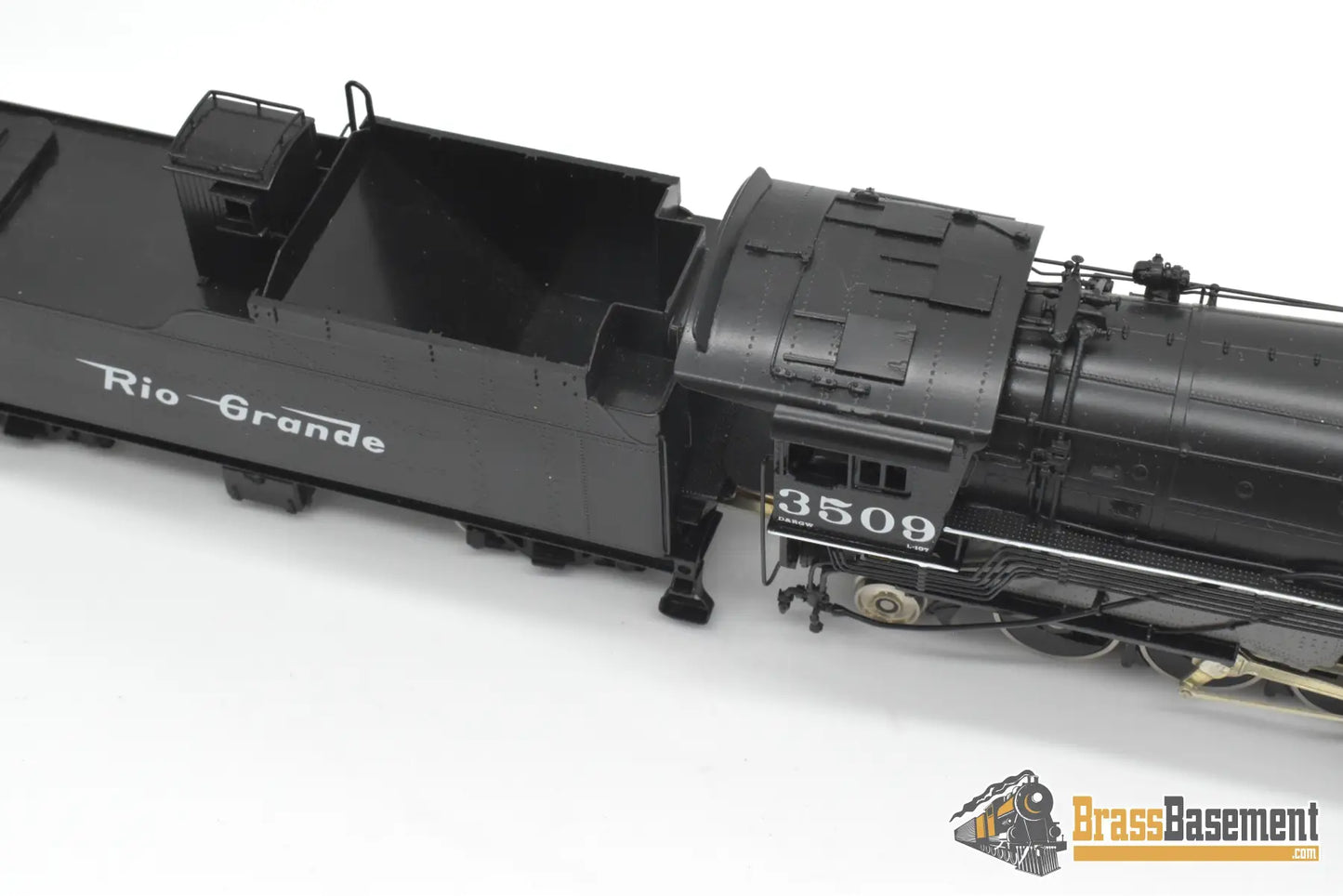 HO Brass - W&R DRGW Rio Grande L-107 2-8-8-2 #3509 F/P - Mint Steam