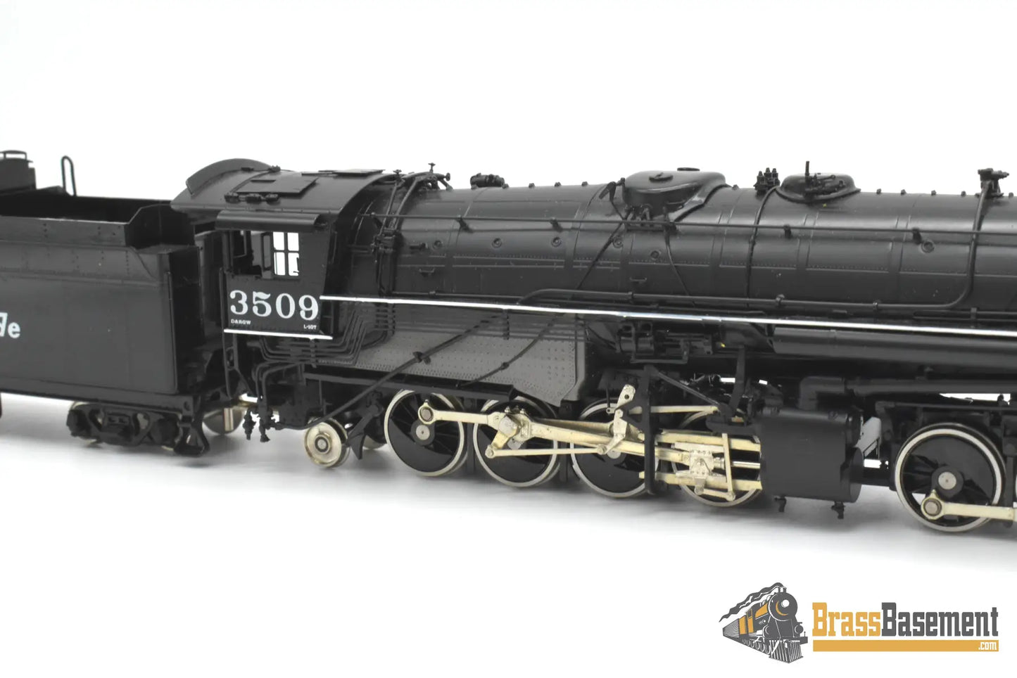 HO Brass - W&R DRGW Rio Grande L-107 2-8-8-2 #3509 F/P - Mint Steam