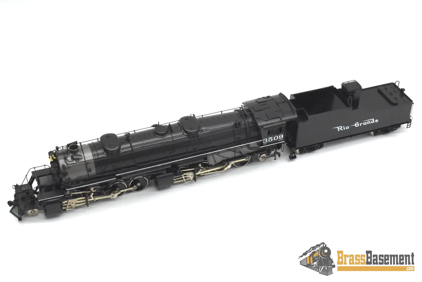 HO Brass - W&R DRGW Rio Grande L-107 2-8-8-2 #3509 F/P - Mint Steam