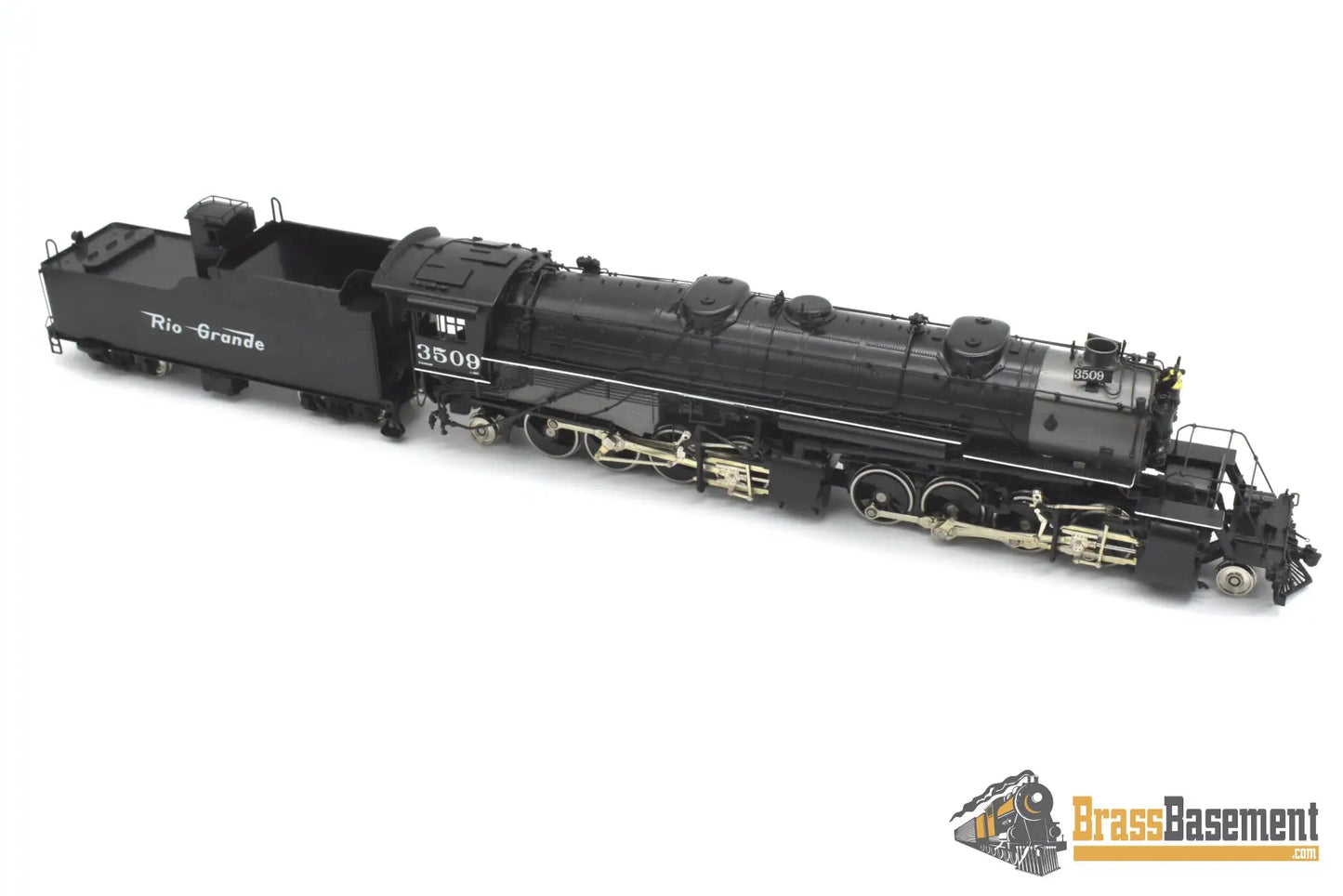 HO Brass - W&R DRGW Rio Grande L-107 2-8-8-2 #3509 F/P - Mint Steam