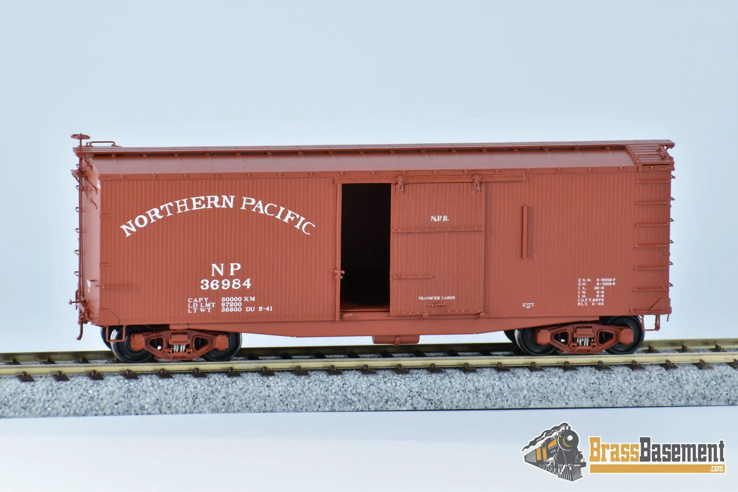 Ho Brass - W&R Northern Pacific 36’ Double Sheath Boxcar Vers. 1 Freight
