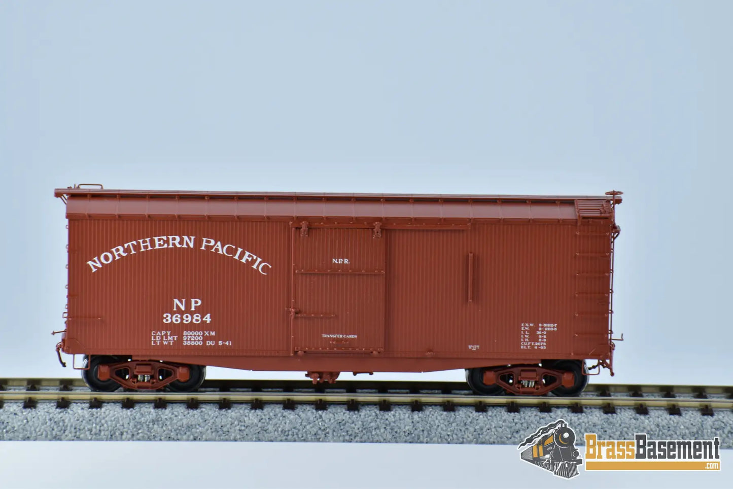 Ho Brass - W&R Northern Pacific 36’ Double Sheath Boxcar Vers. 1 Freight
