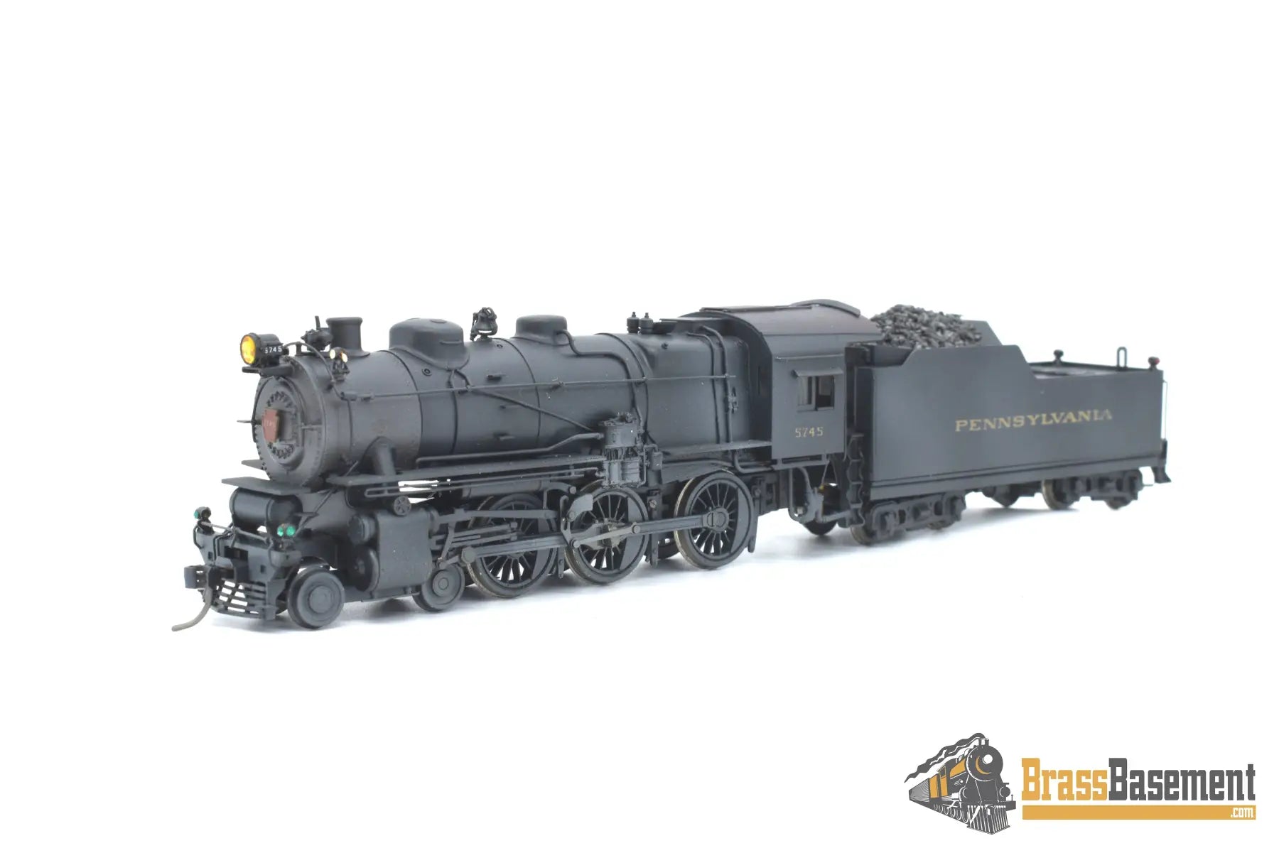 Ho Brass - Westside Pennsylvania Railroad 4 - 6 - 0 G5 Nice Paint Steam