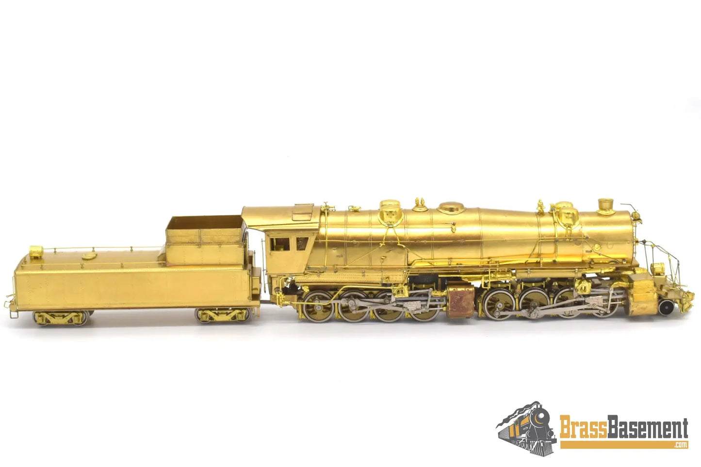 Ho Brass - Westside Virginian Railway 2 - 8 - 8 - 0 #610 Ex - Triplex Unpainted Nice Runner Steam