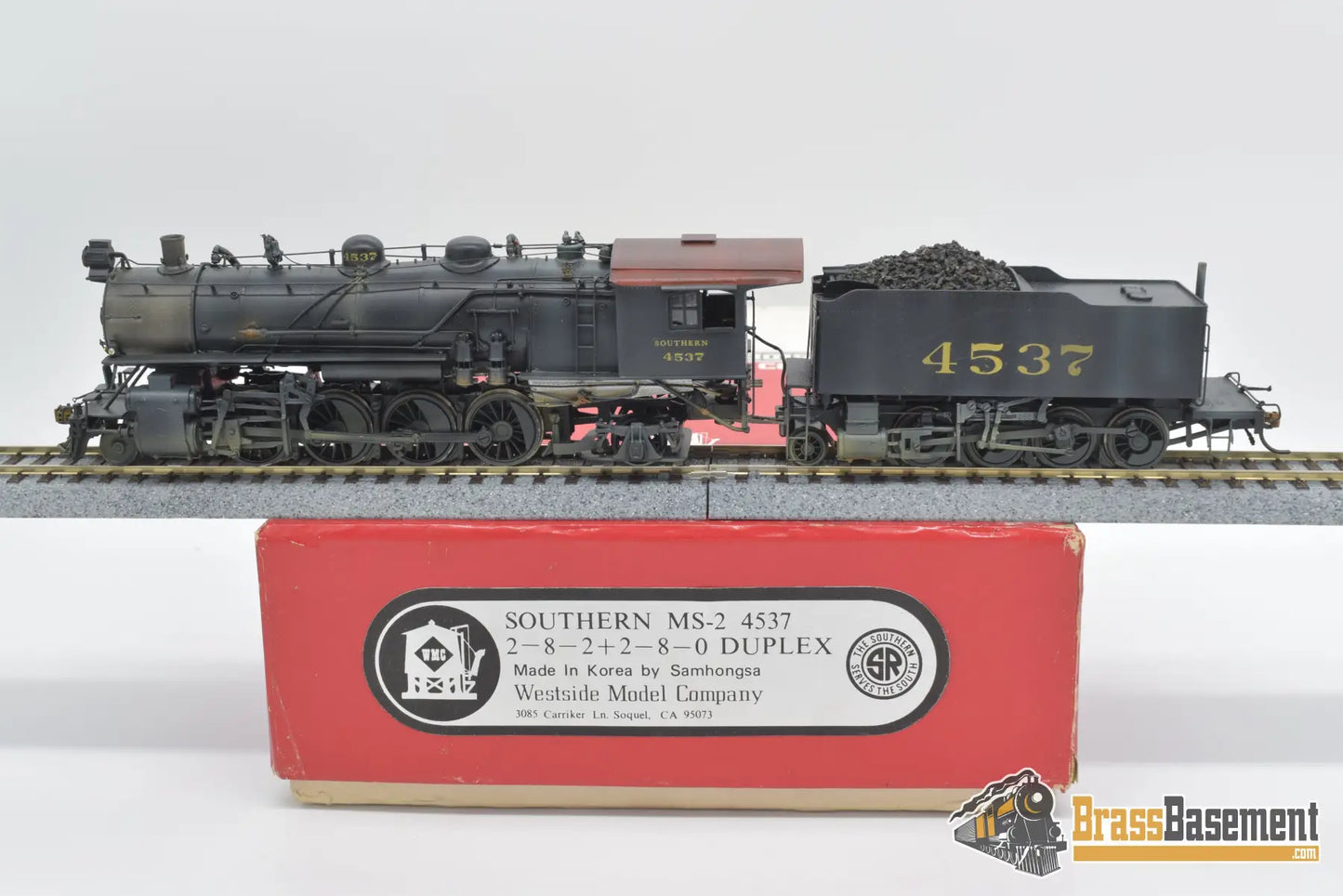 Ho Brass - Wmc Southern Ms - 2 #4537 2 - 8 - 2 + 2 - 8 - 0 Duplex Steam