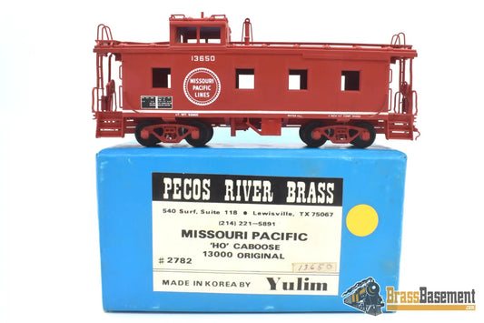 Ho - Pecos River Brass Missouri Pacific Mp Caboose #13650 Cp Red Passenger