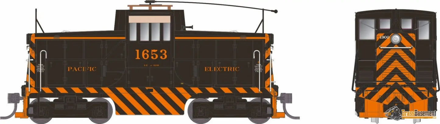 HO Rapido 48562 - 44 Tonner Pacific Electric #1653 Tiger Stripe - ESU DCC/Sound NEW Diesel