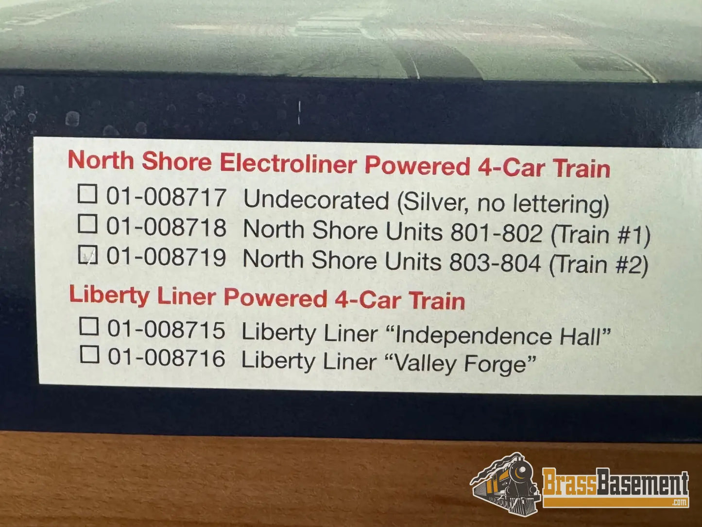 Ho Scale Con-Cor Electroliner 4 Car Set Train #2 - New Passenger