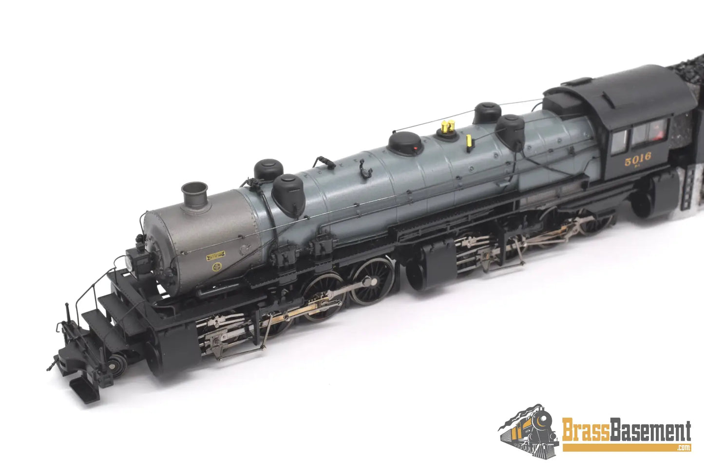 Ho Scale Plastic - Mth 2 - 8 - 8 - 8 - 2 Triplex Steam Engine #5016 Russian Iron Boiler W/Proto -