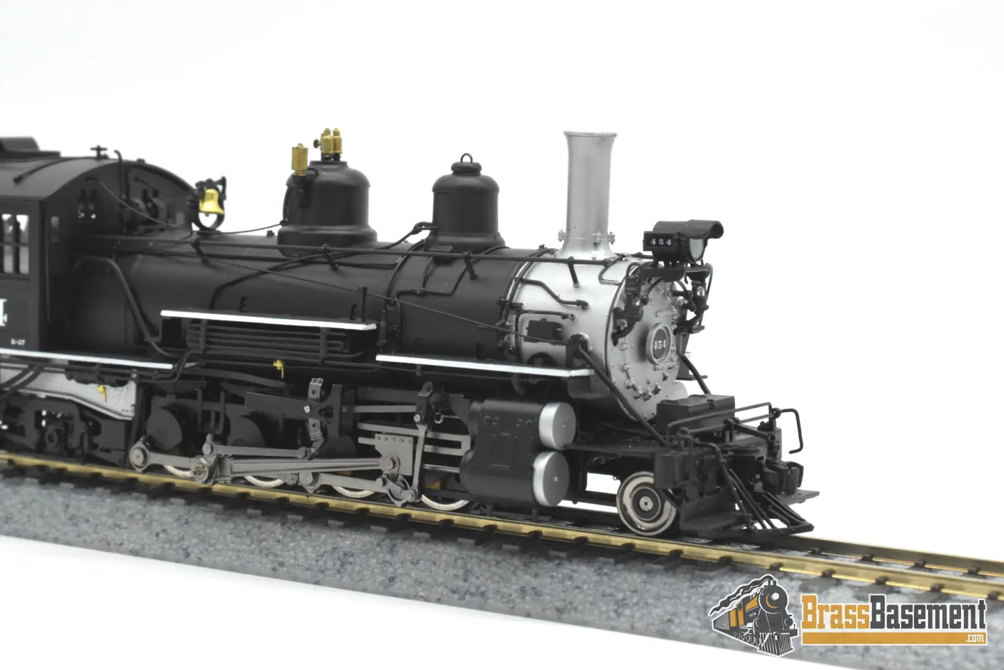 HOn3 Brass - Division Point Rio Grande DRGW K-27 2-8-2 #454 - Boo-Rim MINT Steam